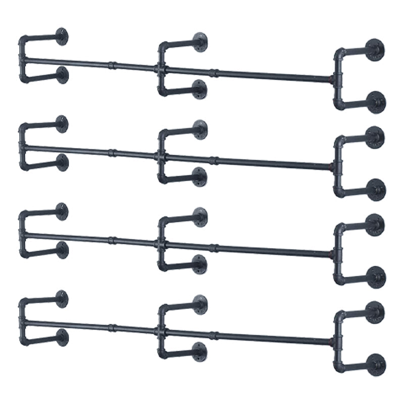 Appendiabiti in stile industriale Acqua in metallo Acqua a parete Cappotto montato