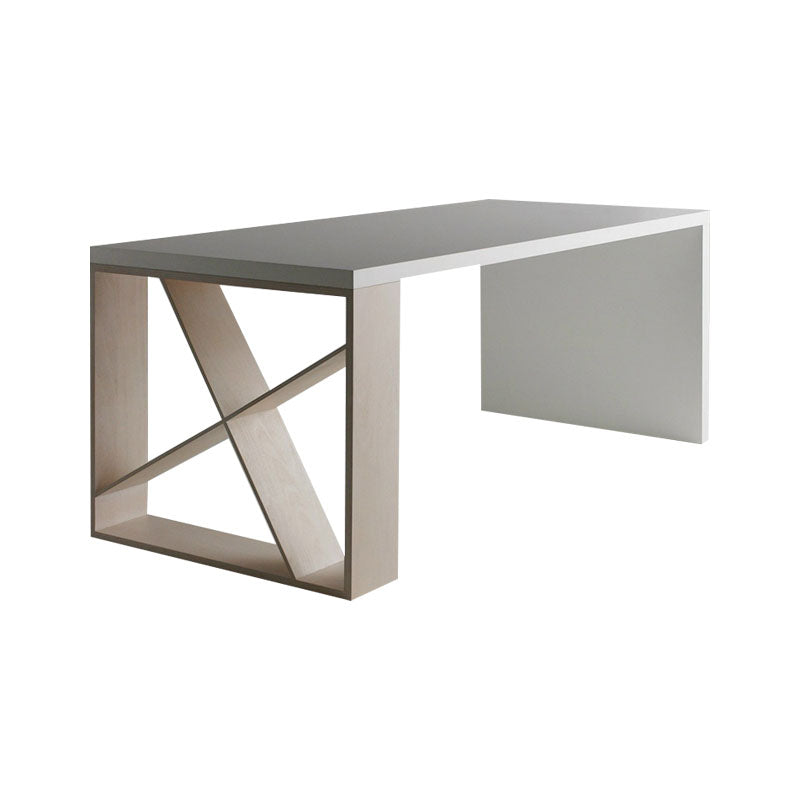 Bureau d'écriture rectangulaire en bois massif du bureau moderne pour le bureau