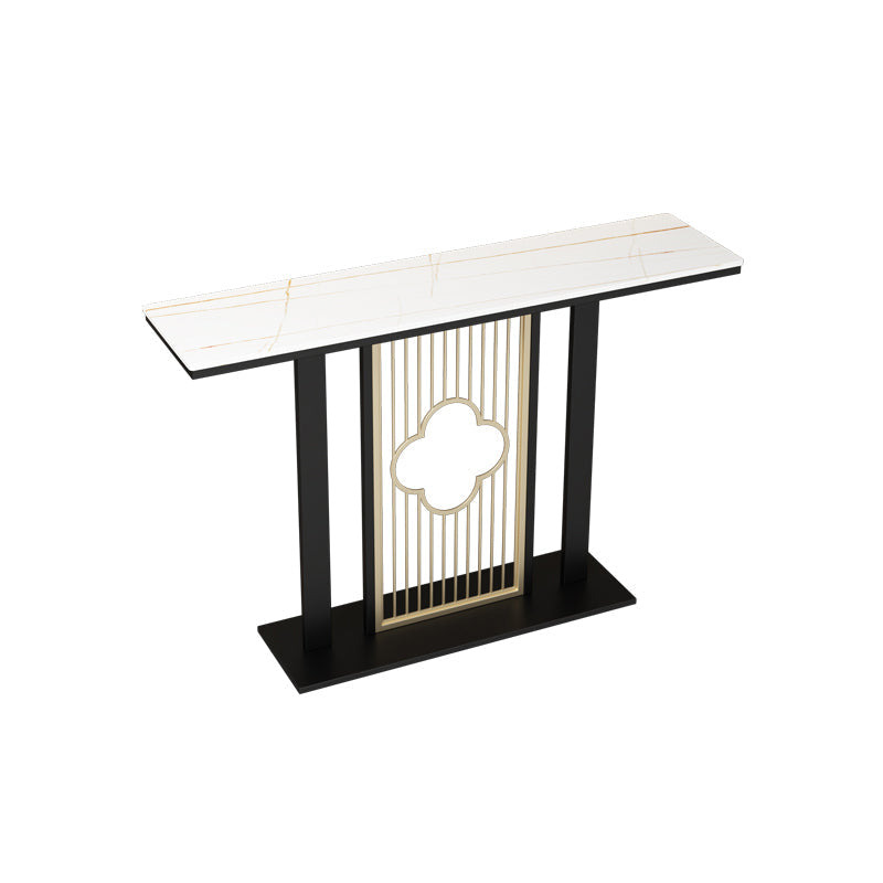 Tabella della console in ardesia contemporanea Resistente al rettangolo di divani piedistalli resistenti