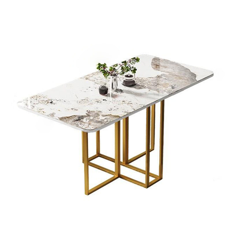 RECTANGE TABLE SIMPLICITE Meubles pliants en pierre, 59 "L x 31,5" W x 28,7 "H