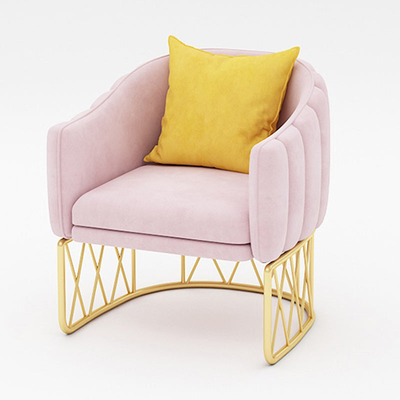 Glam Metal Ess Room Stuhl Polsters Seitenstuhl für den Heimgebrauch