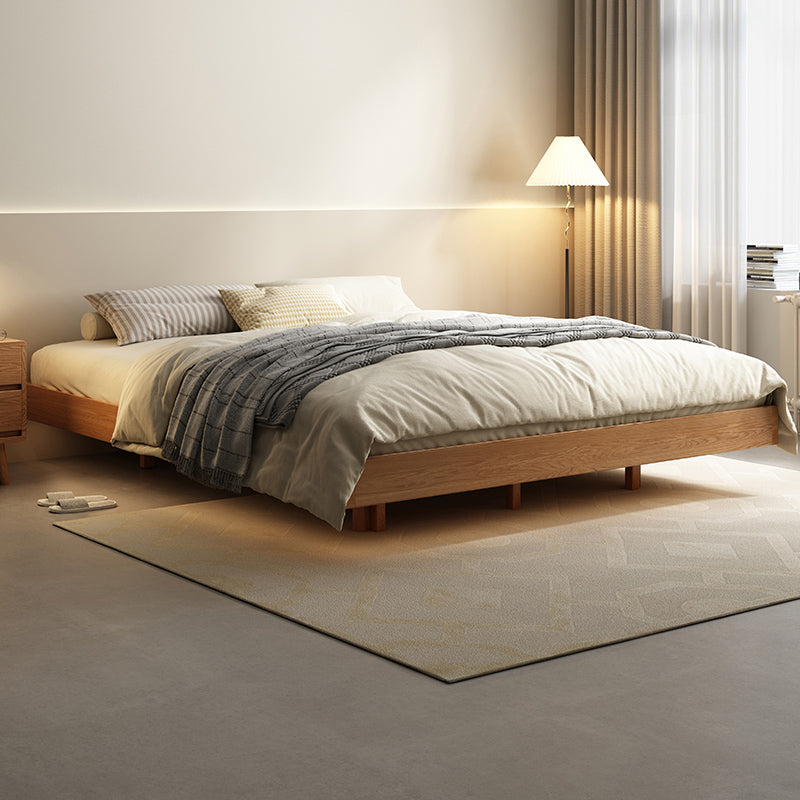 Letto da 5,12 "piattaforma in legno alta scandinava set di letto naturale