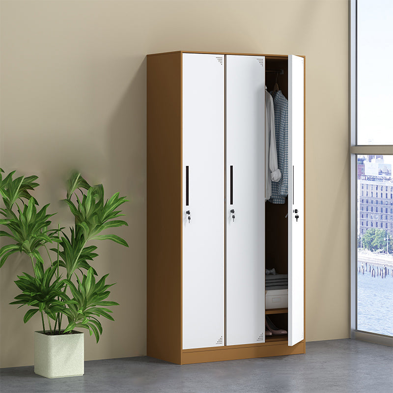 Hinged Contemporary Wardrobe Armoire Metal Wardrobe Cabinet for Home