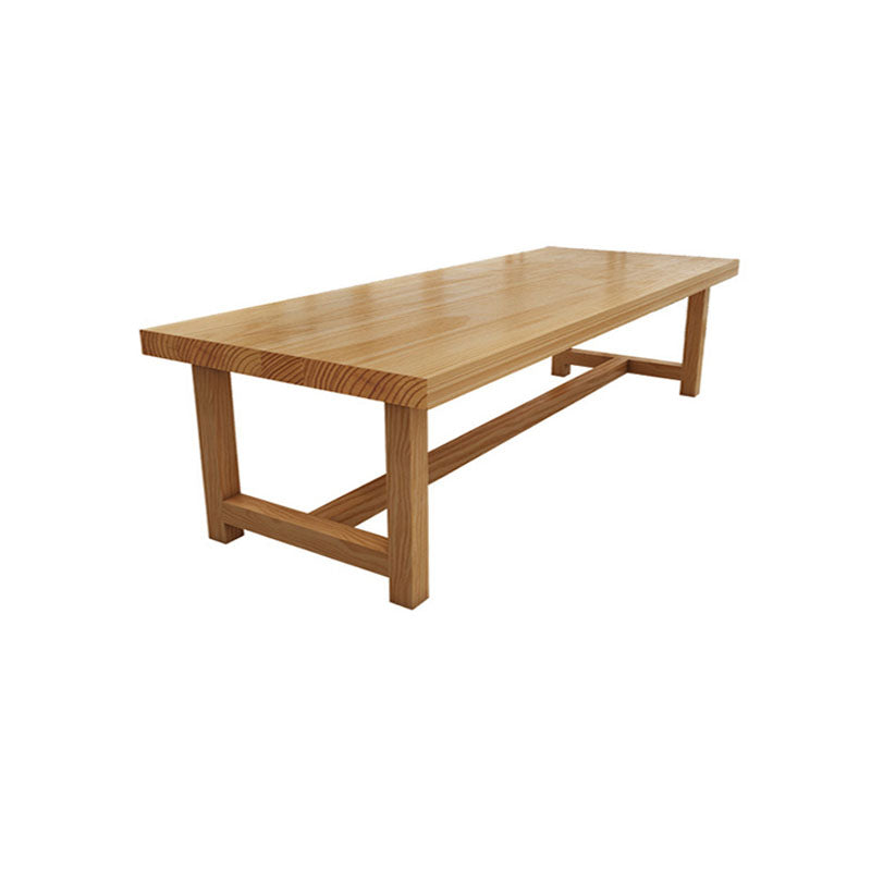 Solid Wood Meeting Desk 30-inch Height Rectangular Desk for Office