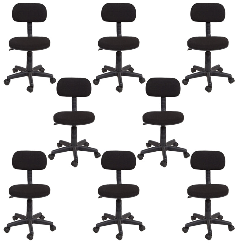 Plaise de bureau rembourrée sans bras Lower Adjustable Seat Height Hipter Desk Haid