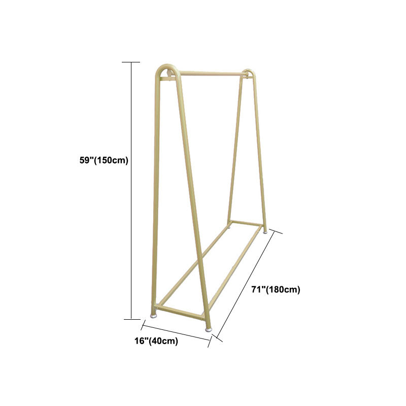 Estante de la capa de metal colgante riel kit de la percha