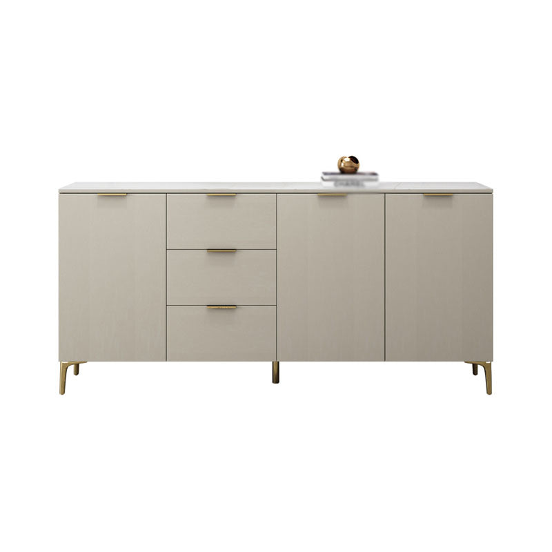 Glamschublade Sideboard Engineered Wood Creenza mit Steinarbeitsplatte für Wohnzimmer