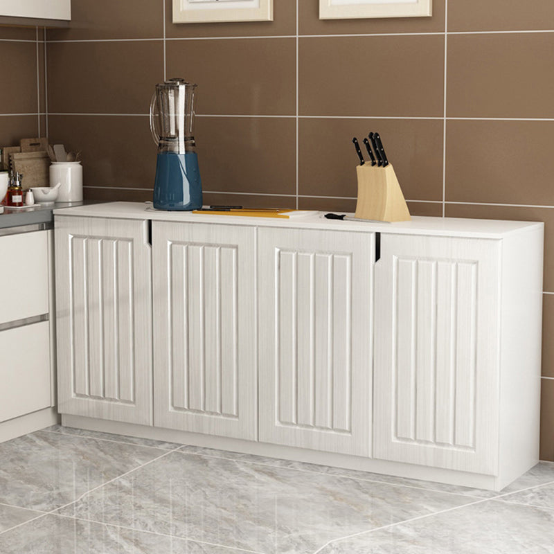 Modern Engineered Wood Sideboard 31,5 "H Witbuffet Server voor eetkamer