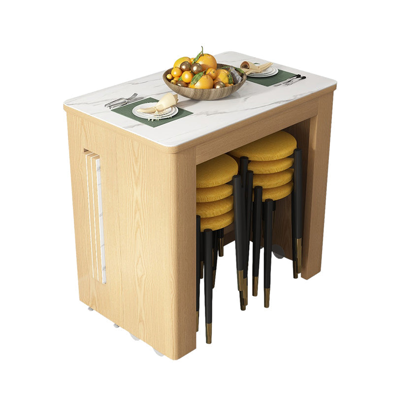 Eigentijdse stijl eettafel rechthoek meubels, 72,3 "l x 31,5" w x 29.5 "h