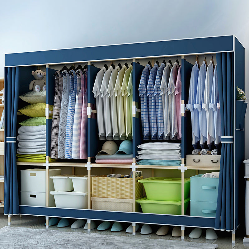 Moderne stijl garderobe massief hout 1-deuren garderobe kast voor slaapkamer