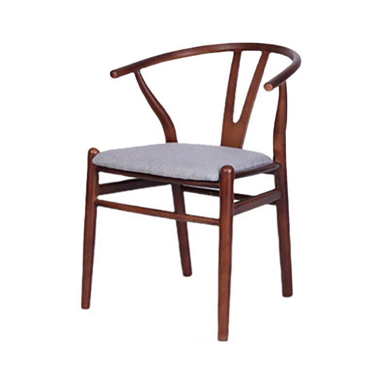 Contemporary Style Dining Chairs Wood Dining Armless Side Chairs Grey 1 Piece Clearhalo 'Dining Chairs' 'Dining Tables & Seating' 'dining_chair' 'furn' 'furn_dining_chair' 'Furniture' 'Kitchen & Dining Furniture' 5688005
