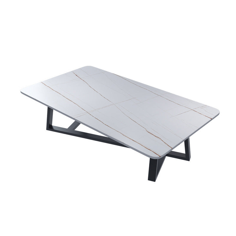 Tavolino in ardesia tavolino minimalista su ripiano rettangolare