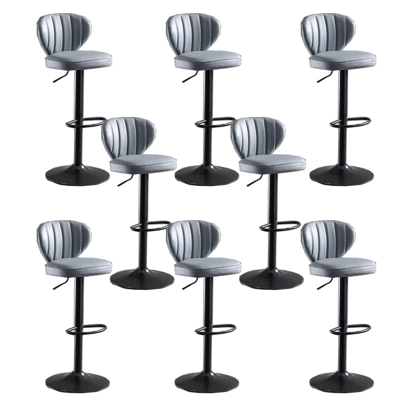 Hedendaagse faux lederen aanrechtkrukstof kussen in matte afwerking voor thuis