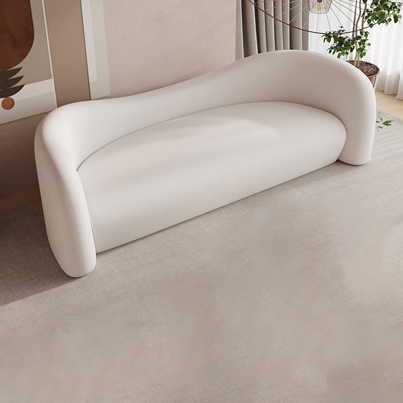 Sofá de brazo inclinado contemporáneo de la parte trasera apretada para sala de estar