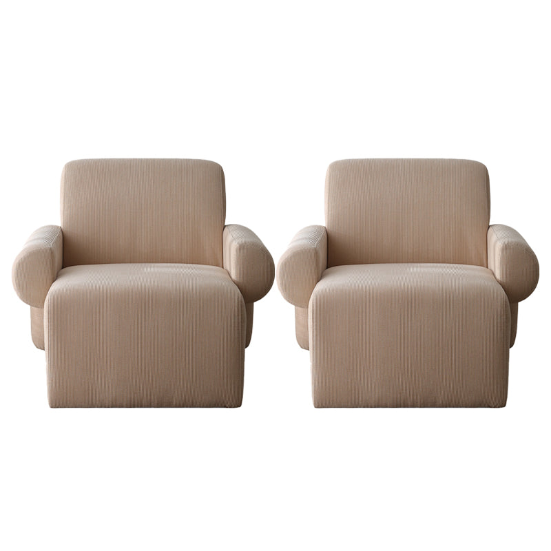 Tessuto in stile nordico bracciolo fisso backrest sedia a braccio astratto