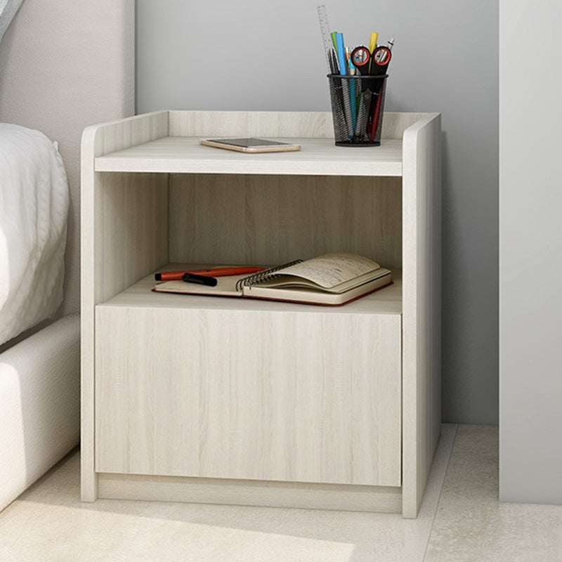 Table de nuit en bois d'imitation moderne Open Rangement 1 dessin de 20 pouces H