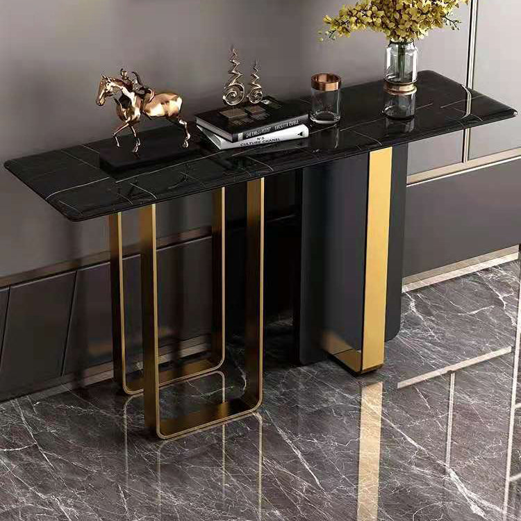 Tabella della console in pietra alta 33,46 "Tabella del rettangolo di rettangolo di rettangolo di rettangolo