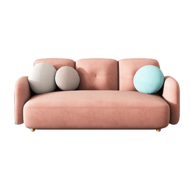 Moderne bank met vierkante arm en strakke rug voor appartement, 84,65 "