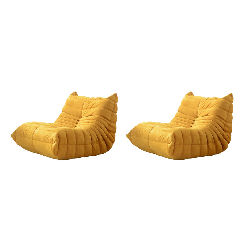 Skandinavischer 41,7 "Weitfarbs -Wildlederschwamm Armless Chair