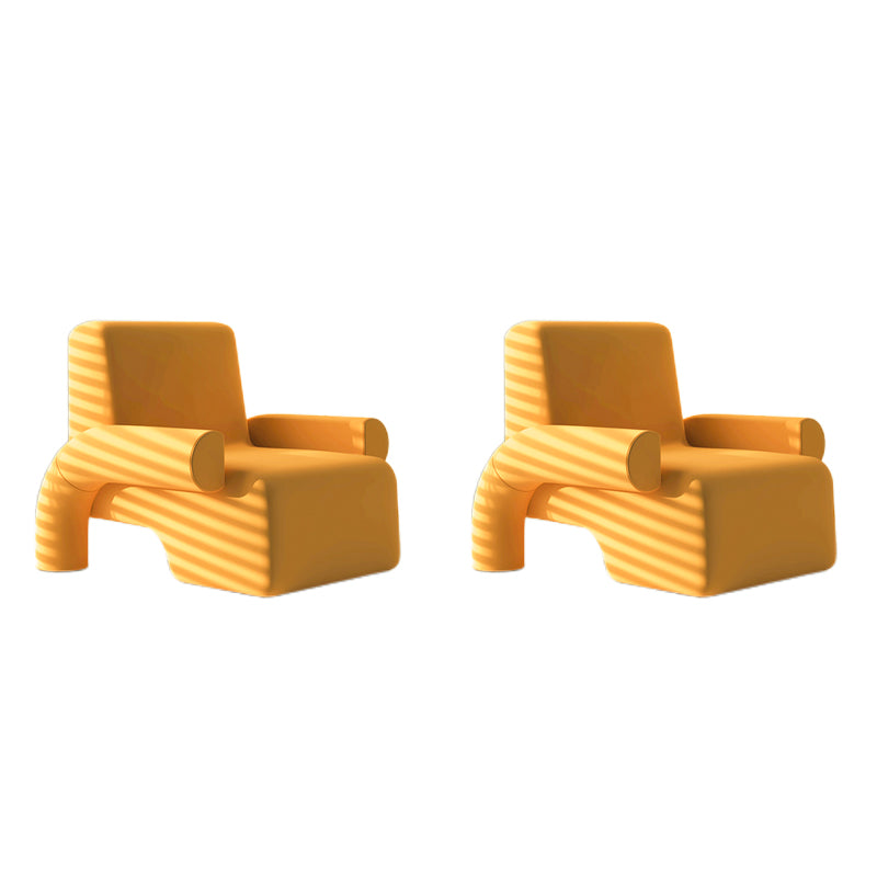 CONTEMPOURIARIO 31,5 "sedia a spugna di spugna con velluto largo/ lana