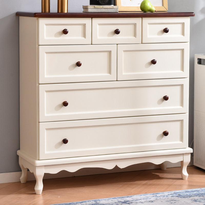 Modern Solid Wood Accent Chest with Drawers 13.77" Wide Chest