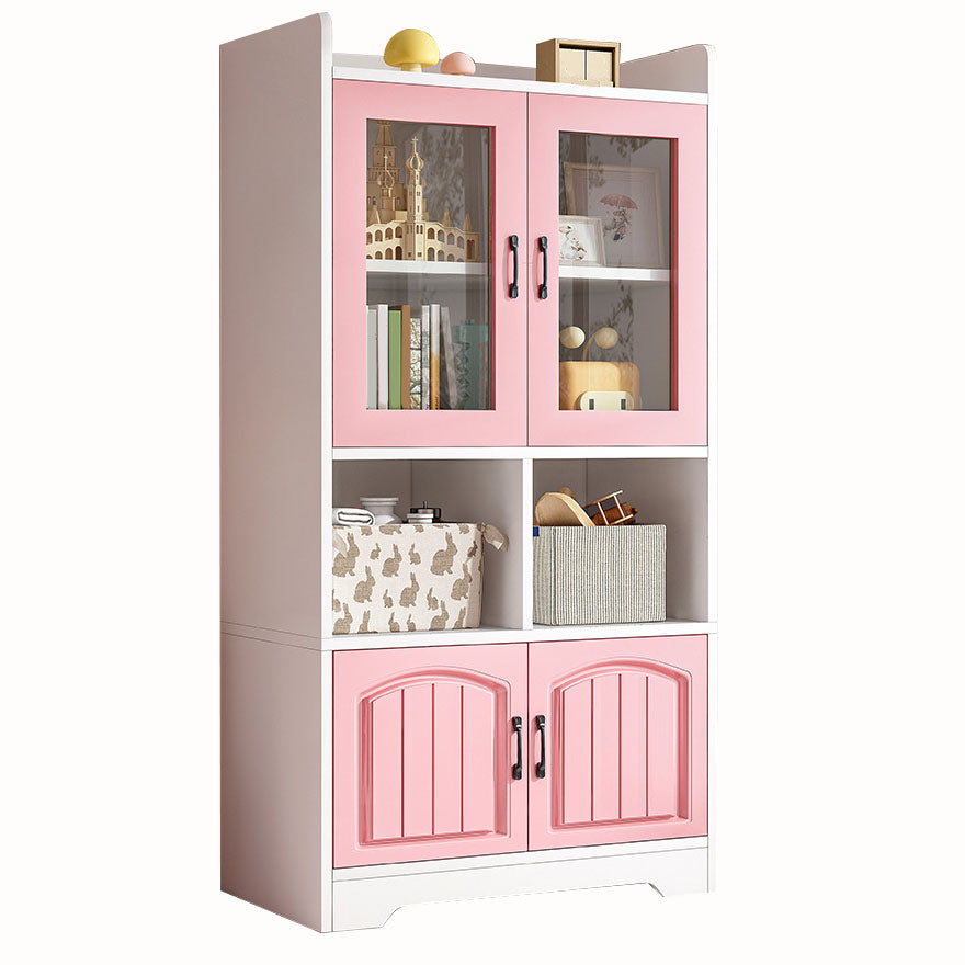 Libreria moderna Scaffale standard ingegnerizzato in legno chiuso per il soggiorno.