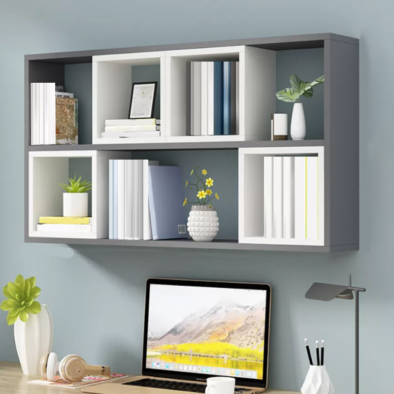 Modern Engineered Wood Book Shelf Wall gemonteerd gesloten achterste plank boekenkast voor thuis