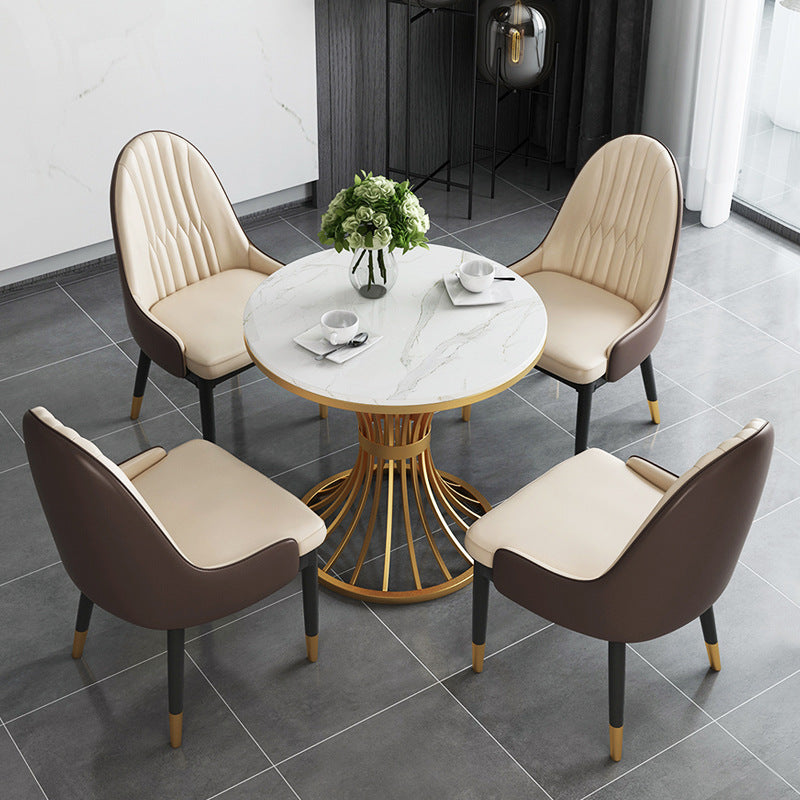 Glam Stone Dining Set 1/3/4/5 stukken eetmeubilair voor thuis