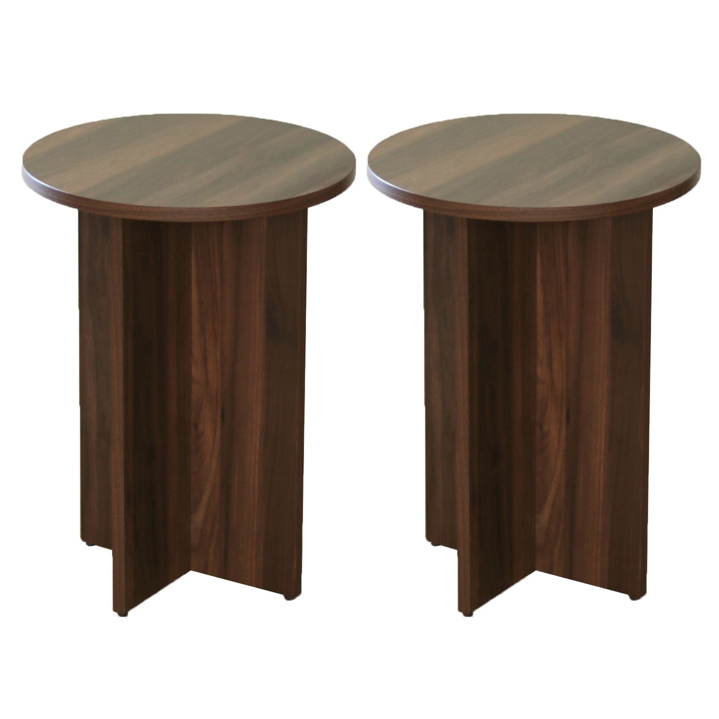 Mesa de acento escandinavo de 15.75 pulgadas de ancho mesa de acento de madera