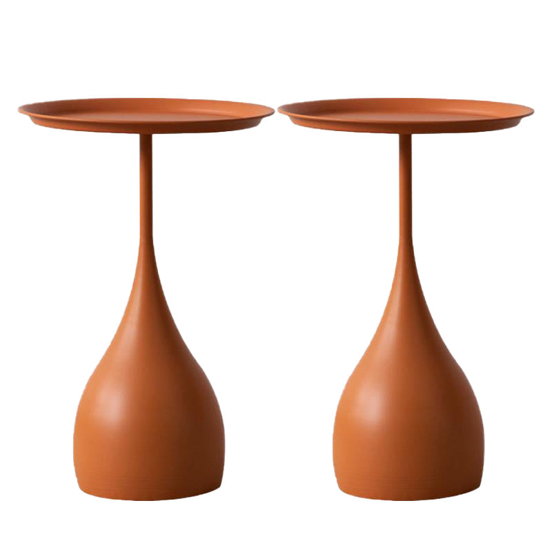 Table de base de base de base de piédestal ronde table de style moderne médiéval