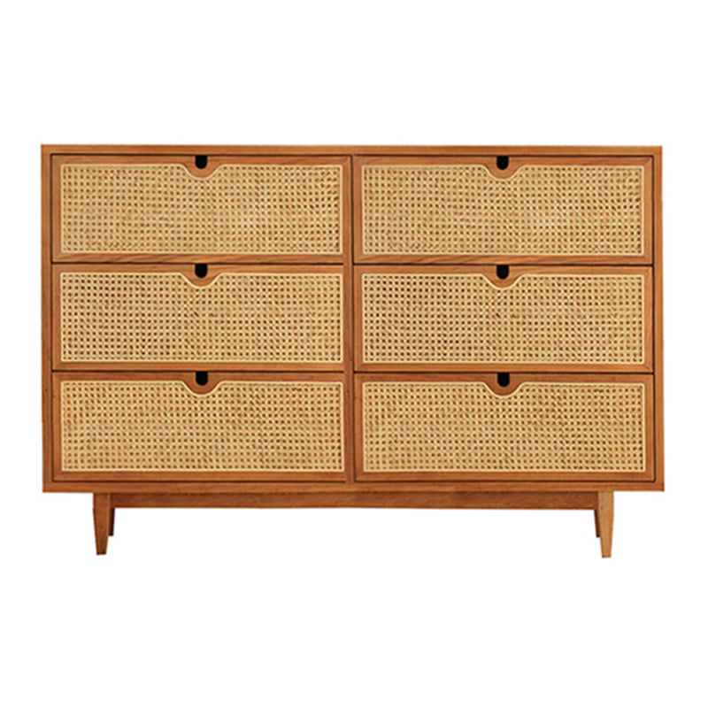 Gabinetto di sideboard del soggiorno rattan mobile moderno server buffet con cassetto