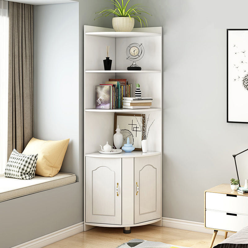 Armoire résistante aux taches avec étagères et portes armoires rectangulaires modernes