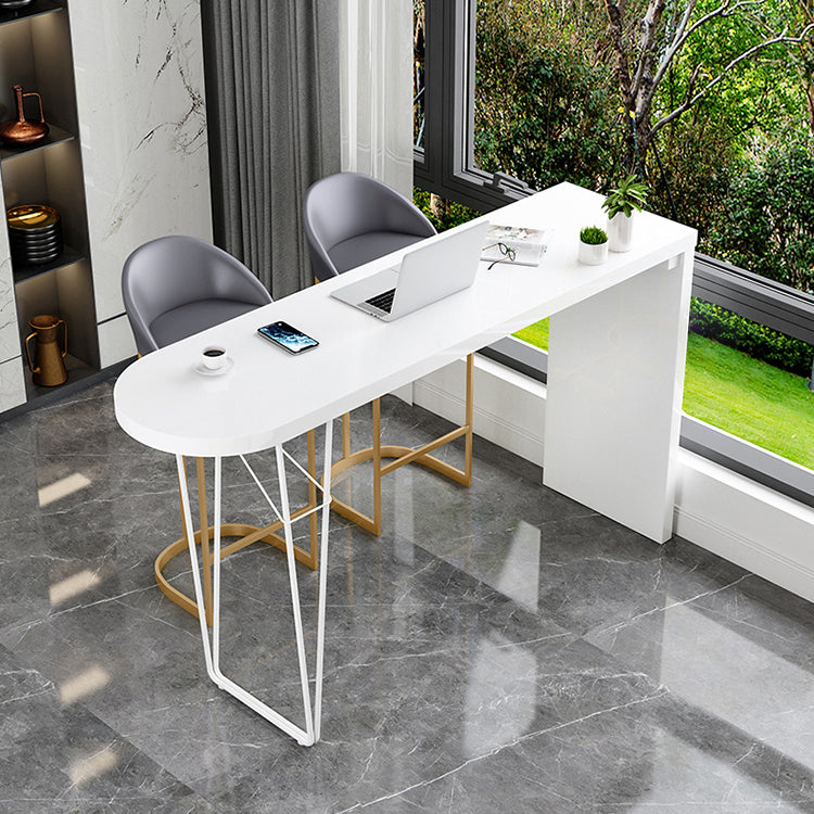 Tavolo da bar per top in legno bianco speciale tavolo da pub moderno per soggiorno