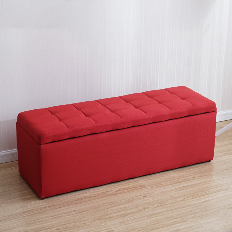 Panchina d'ingresso imbottita moderna da 15,7 "W cusoned Ottoman Bench