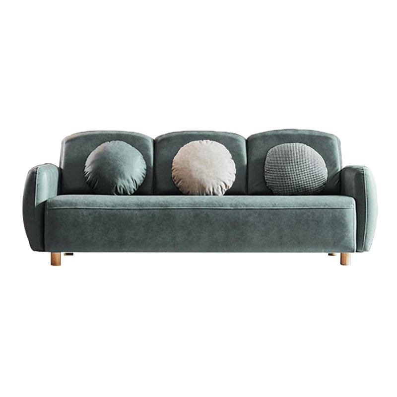 Contemporary Square Arm Sofa 28.74" Wide Standard Sofa for Living Room
