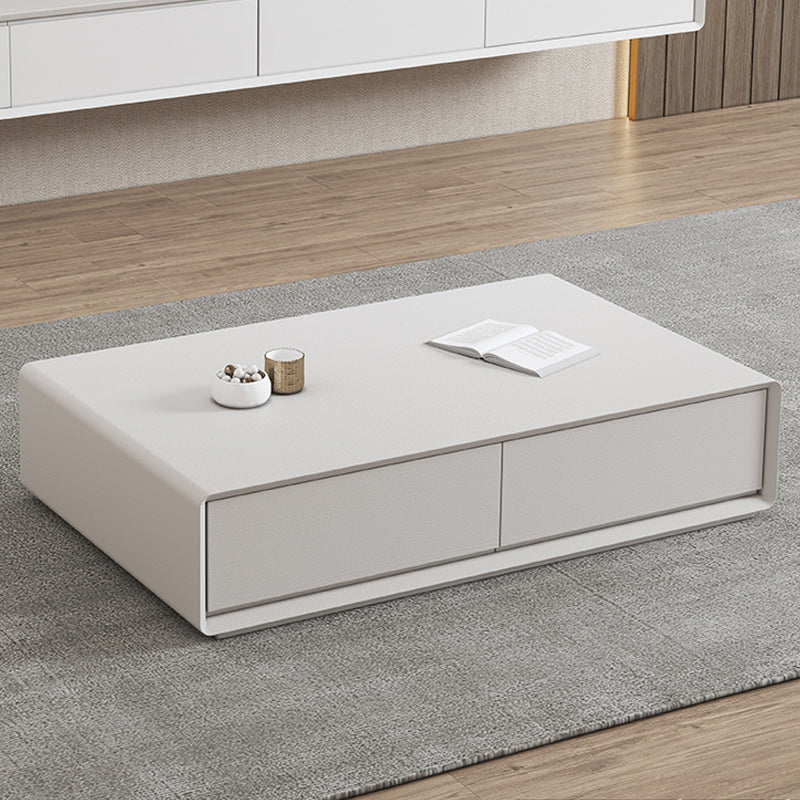 Tavolino in legno rettangolare in stile moderno tavolino da caffè astratto