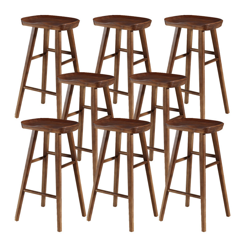 Tabouret en bois contemporain tabouret de comptoir en bois en finition mate pour intérieur