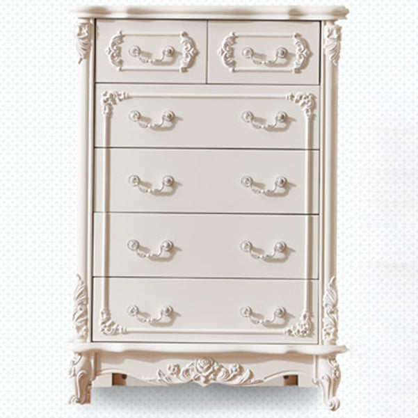 Server a buffet bianco moderno in legno ingegnerizzato per sala da pranzo