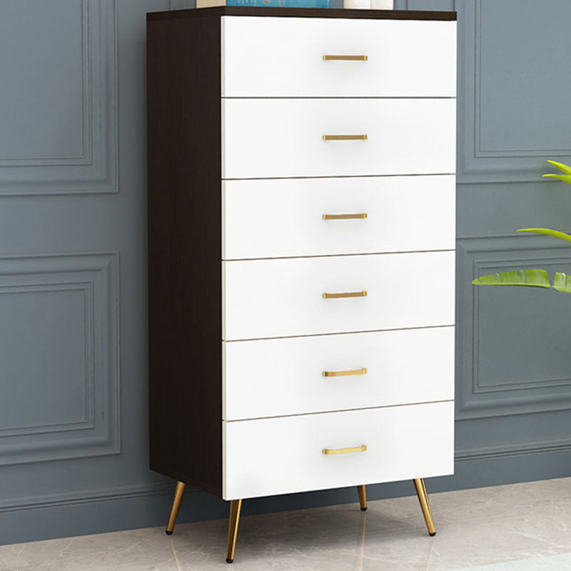 15.75" Wide Wood Accent Chest with Soft Close Drawers Scratch Resistant Chest
