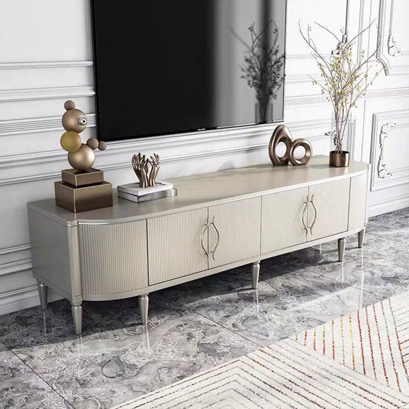 ドア、囲まれたストレージテレビスタンドコンソール付きグラムウッドテレビメディアスタンド