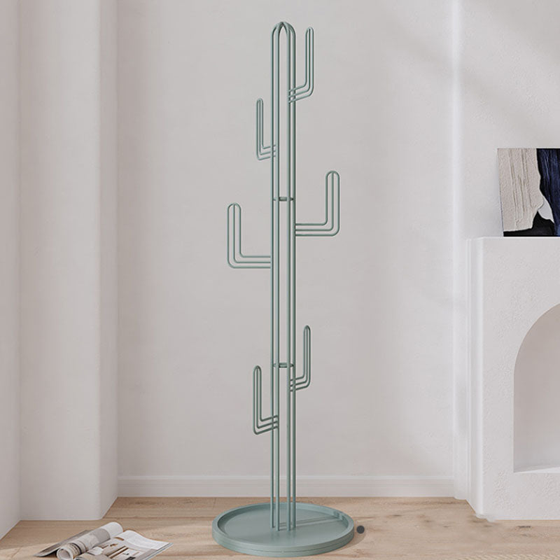Hall Tree Hall Tree Cactus Cactus de metal Metal Single Hall Tree and Hook Courper