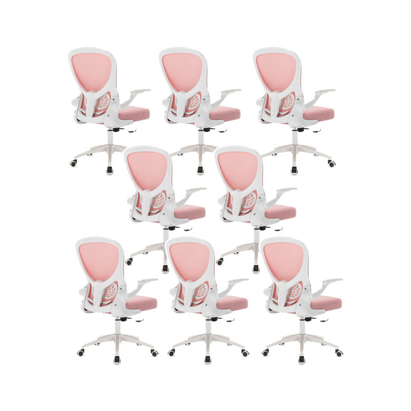 Sedia per computer moderna sedia a braccioli regolabile sedia da scrivania in maglia