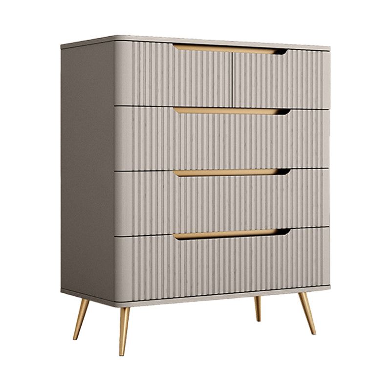 Moderno tavolo a buffet in pietra in pietra in legno ingegnerizzato con cassetto per soggiorno