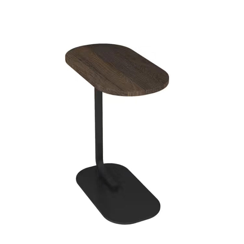 Oval Minimalist Side End Table Modern C Sofa Corner Table for Living Room