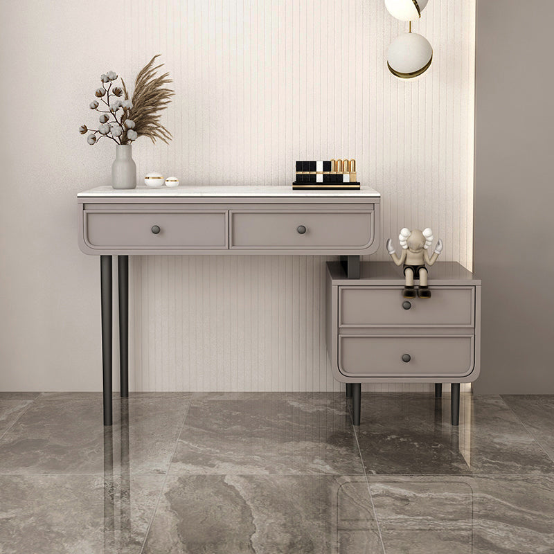 Escritorio de tocador de tocador de maquillaje de top de pizarra de glamera para dormitorio
