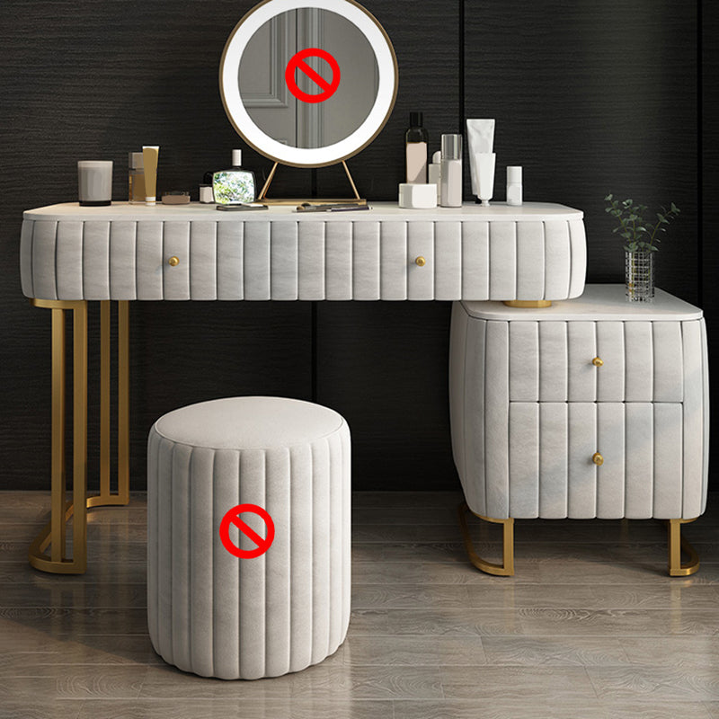 Glam 4 lade make -up ijdelheid set leisteen top ijdelheid kleedtafel