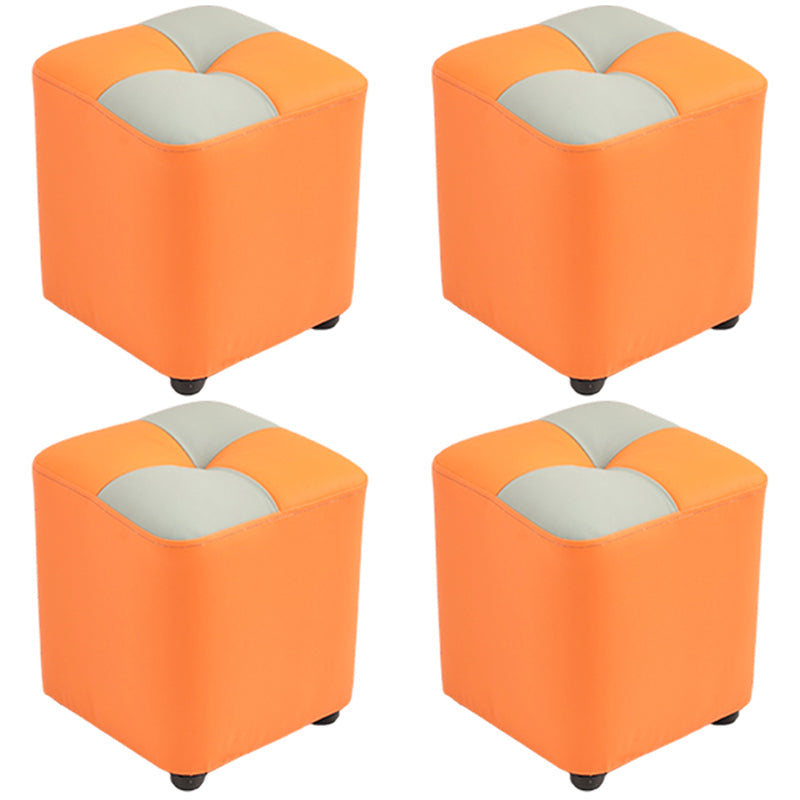 Cube jaune moderne Pièce de couleur résistante à l'eau