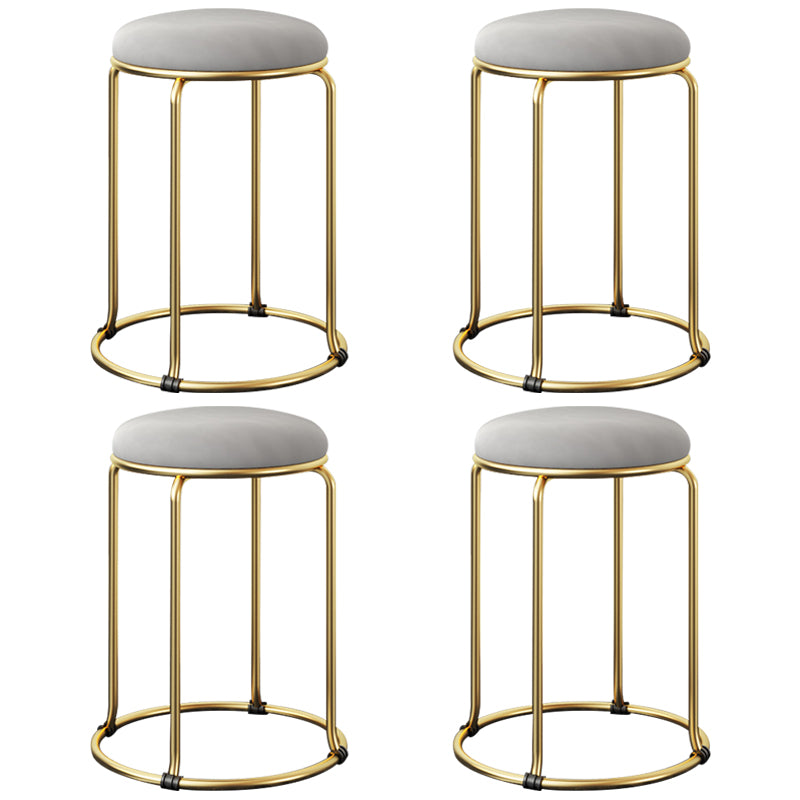 Otomano redondo glamor puro color terciopelo resistente a la lágrima otomana resistente a la lágrima