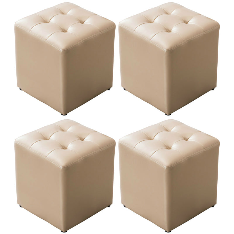 Standard rotondo resistente all'acqua moderna moderna in pelle di colore solido