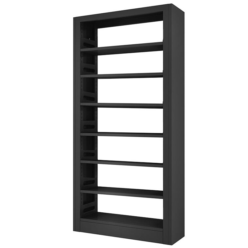 Rectangle Etagere Bookcase Modern Metal Open Bookcase with Shelves Black Clearhalo 'Bookcases' 'furn' 'furn_bookcases' 'Furniture' 'Office Furniture' 5783410